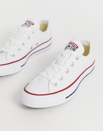 Converse Chuck Taylor All Star Ox Bijele - Ženske Tenisice | 16329HAIW